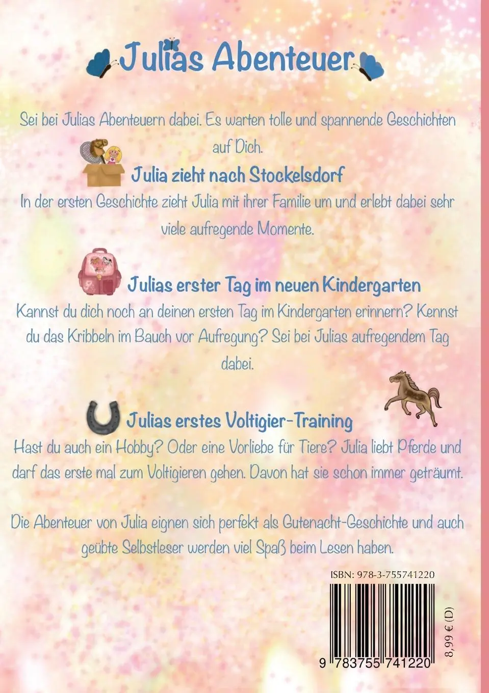 Rückseite: 9783755741220 | Julias Abenteuer | Julia zieht nach Stockelsdorf | Marietta Merckens