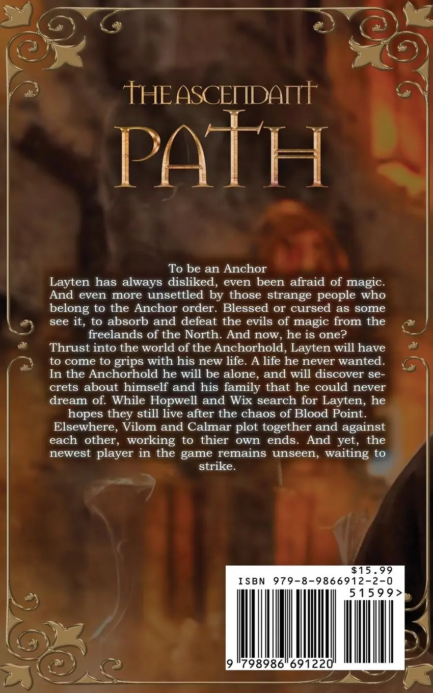 Rückseite: 9798986691220 | The Ascendant Path | Anchor | Joshua C. Cook | Taschenbuch | Englisch