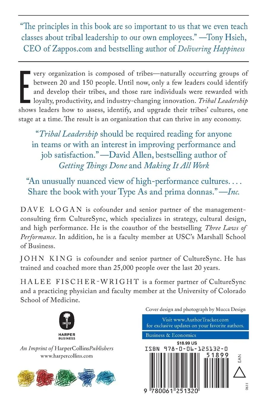 Rückseite: 9780061251320 | Tribal Leadership | Dave Logan (u. a.) | Taschenbuch | Englisch | 2012