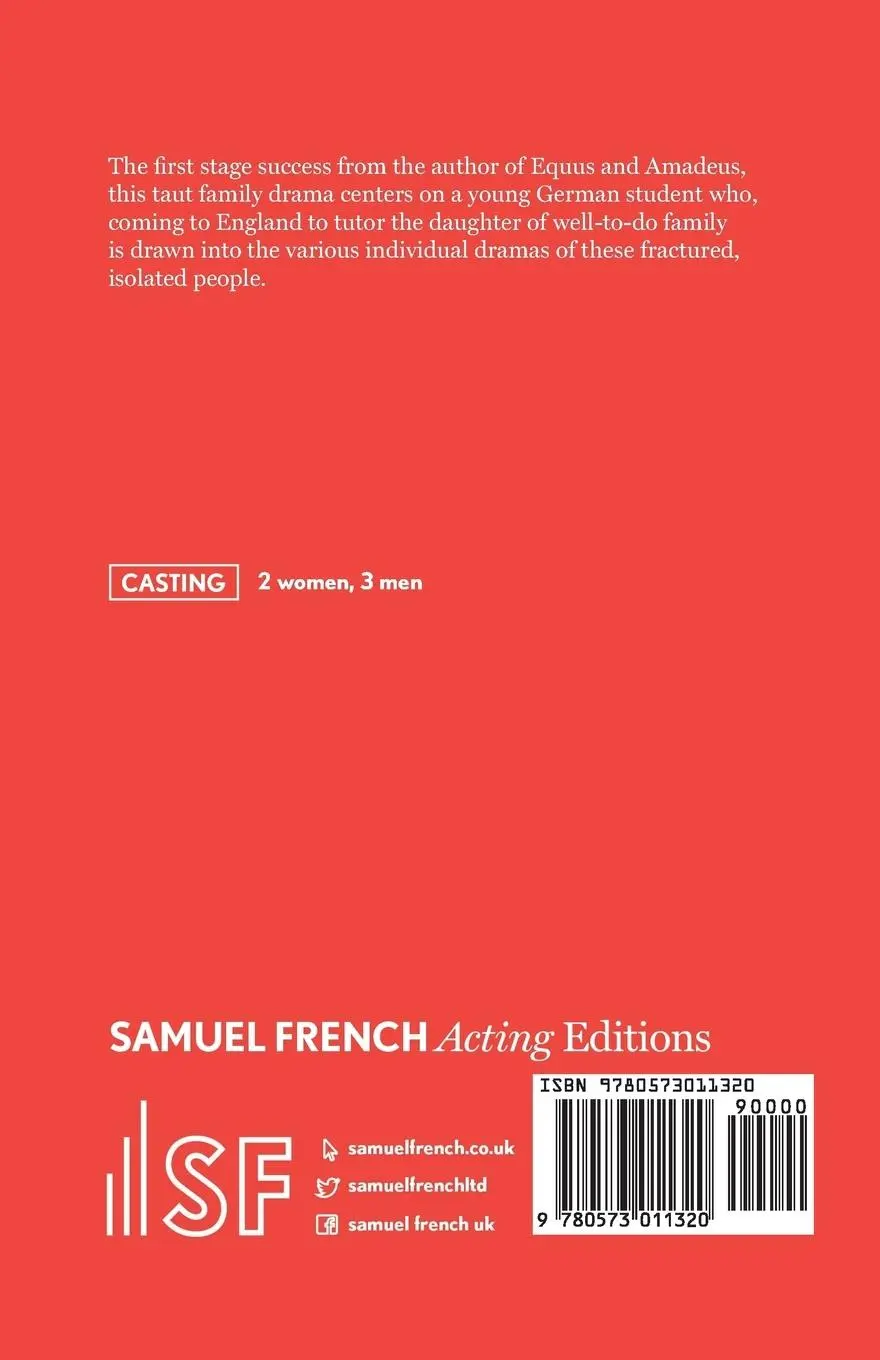 Rückseite: 9780573011320 | Five Finger Exercise | Peter Shaffer | Taschenbuch | Englisch | 2015