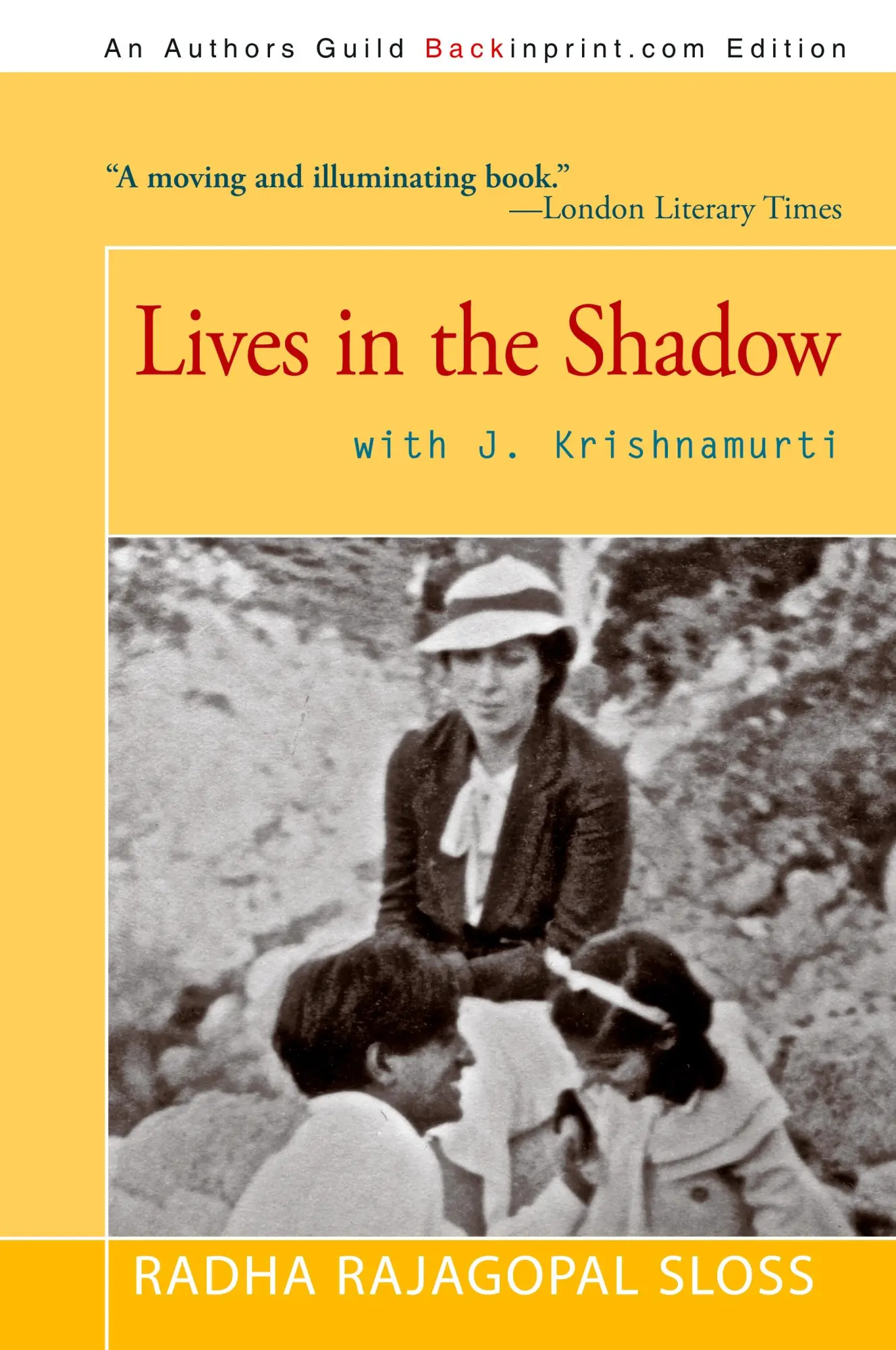 Cover: 9781462031320 | Lives in the Shadow with J. Krishnamurti | Radha Rajagopal Sloss