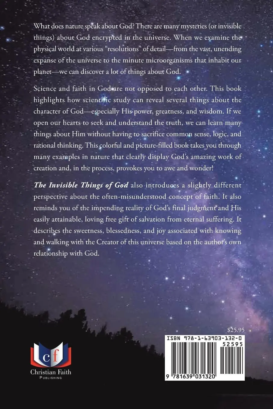 Rückseite: 9781639031320 | The Invisible Things of God | What Does Nature Reveal About God?