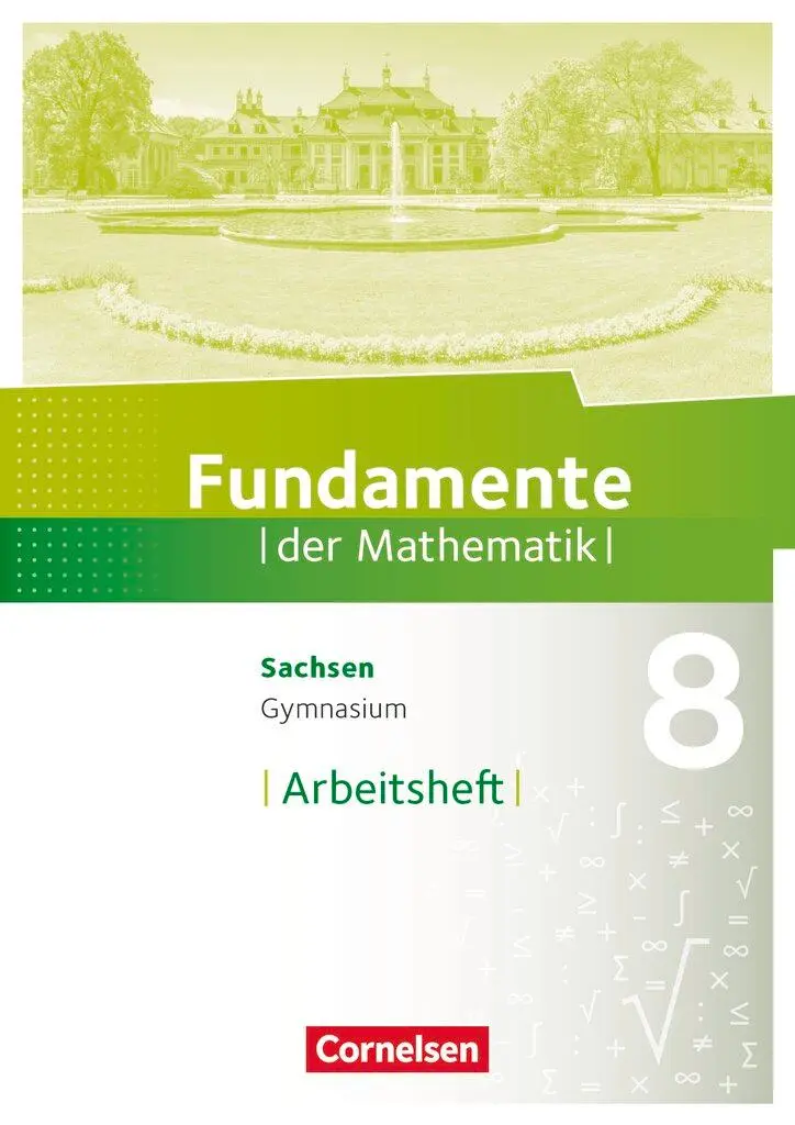 Cover: 9783060031320 | Fundamente der Mathematik 8. Schuljahr - Sachsen - Arbeitsheft mit...