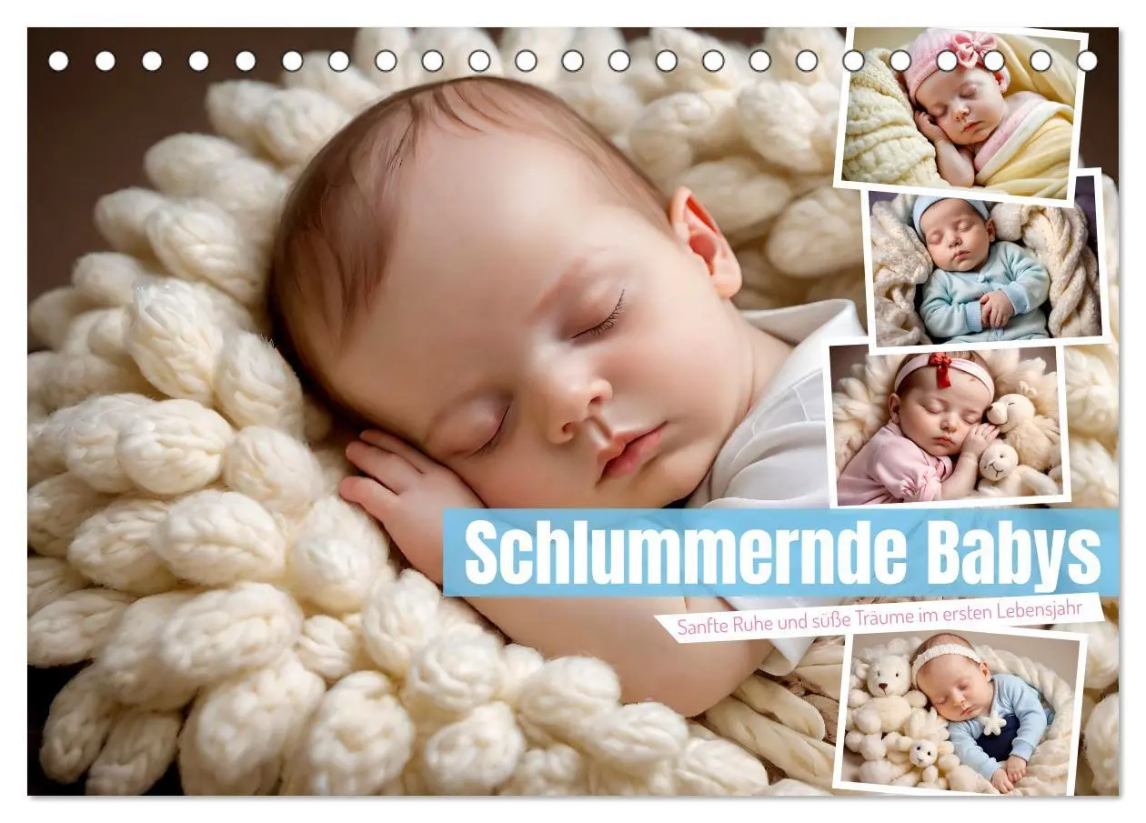 Cover: 9783457431320 | Schlummernde Babys (Tischkalender 2026 DIN A5 quer), CALVENDO...
