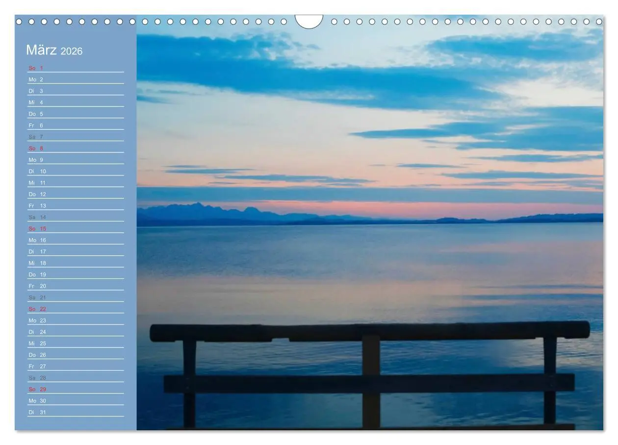 Bild: 9783457811320 | Am schönen Chiemsee (Wandkalender 2026 DIN A3 quer), CALVENDO...