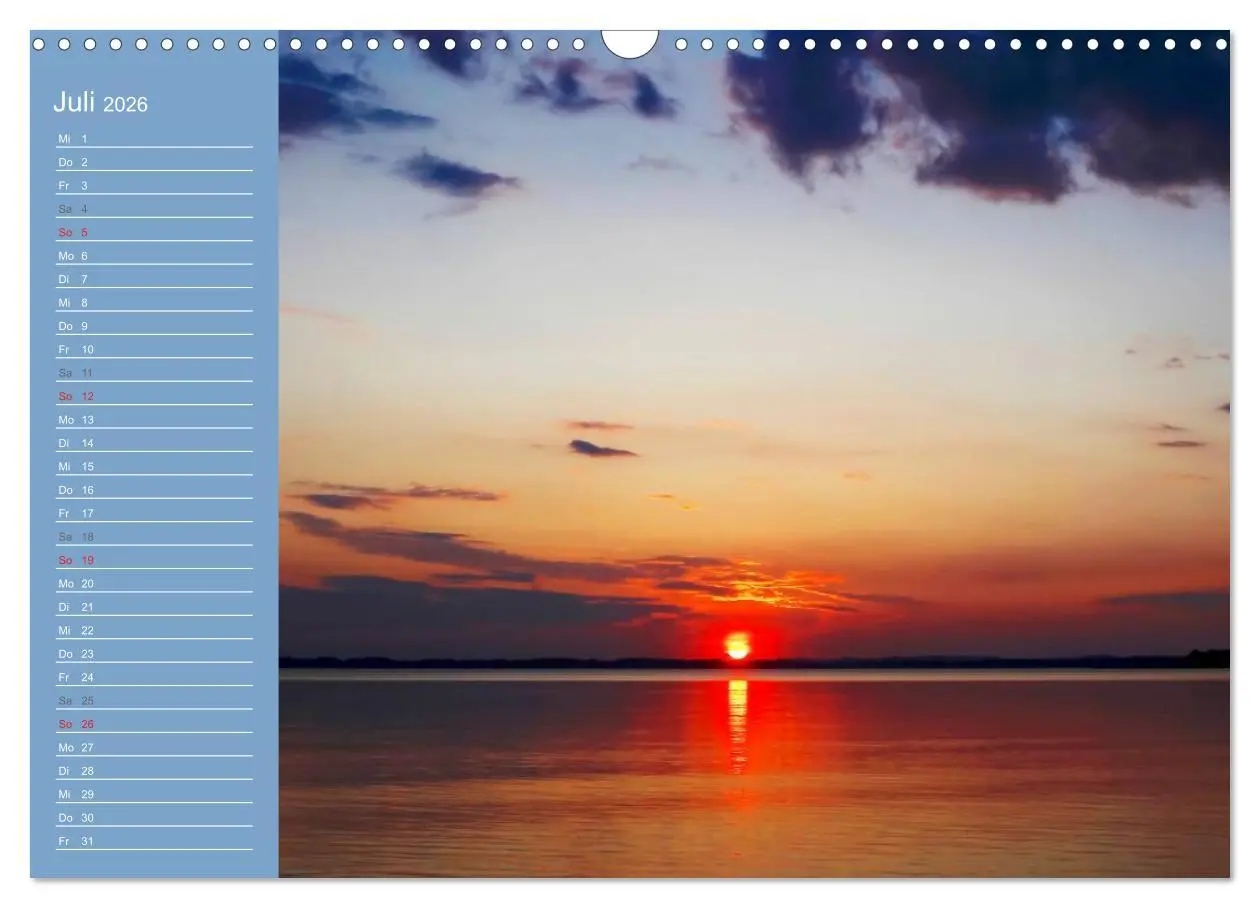Bild: 9783457811320 | Am schönen Chiemsee (Wandkalender 2026 DIN A3 quer), CALVENDO...