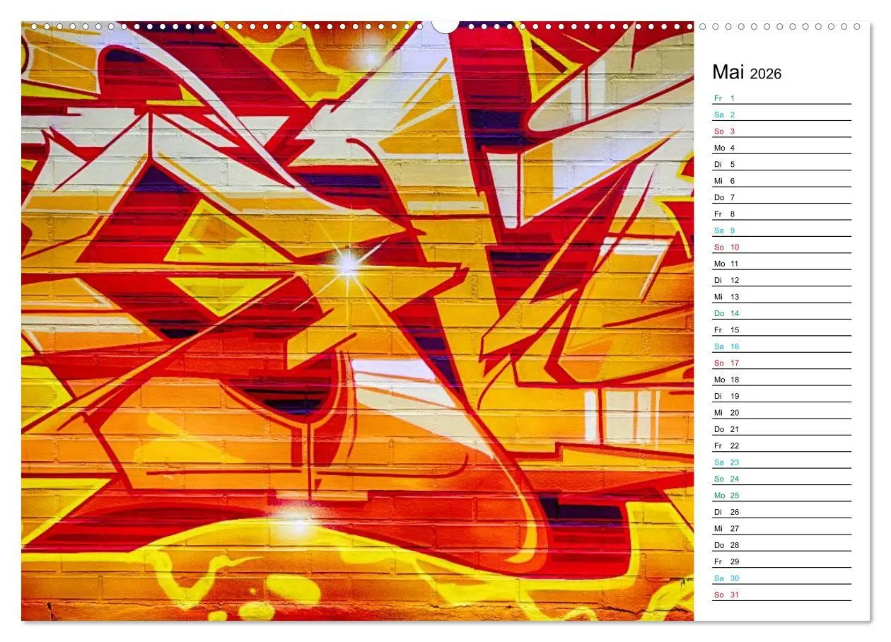 Bild: 9783457981320 | Dresden Graffiti (Wandkalender 2026 DIN A2 quer), CALVENDO...