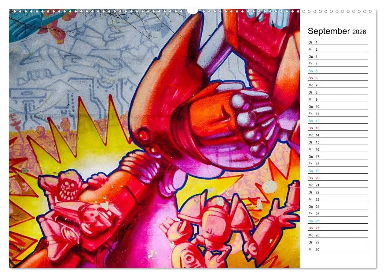 Bild: 9783457981320 | Dresden Graffiti (Wandkalender 2026 DIN A2 quer), CALVENDO...