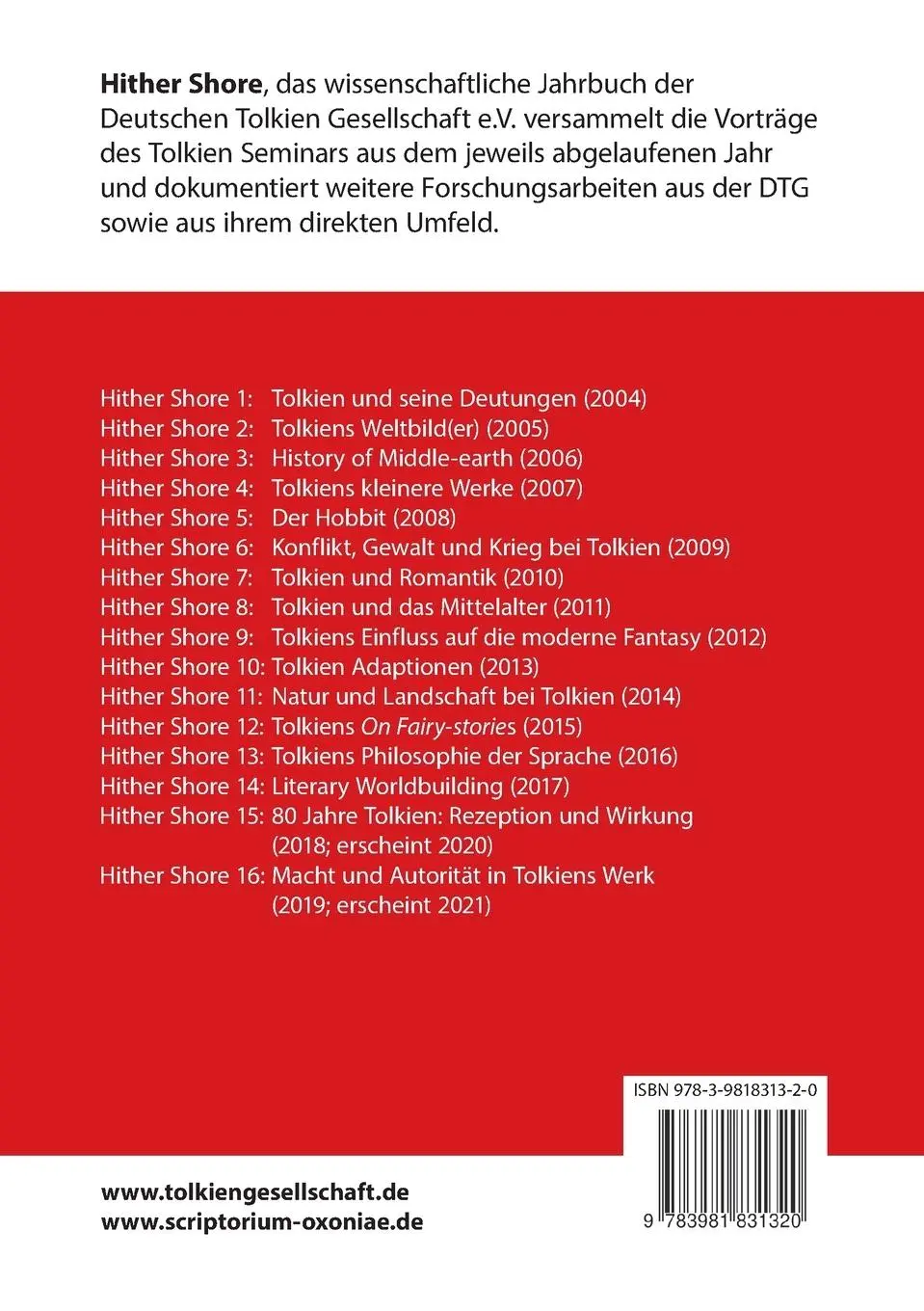 Rückseite: 9783981831320 | Literary Worldbuilding | Hither Shore Vol. 14 | Fornet-Ponse (u. a.)