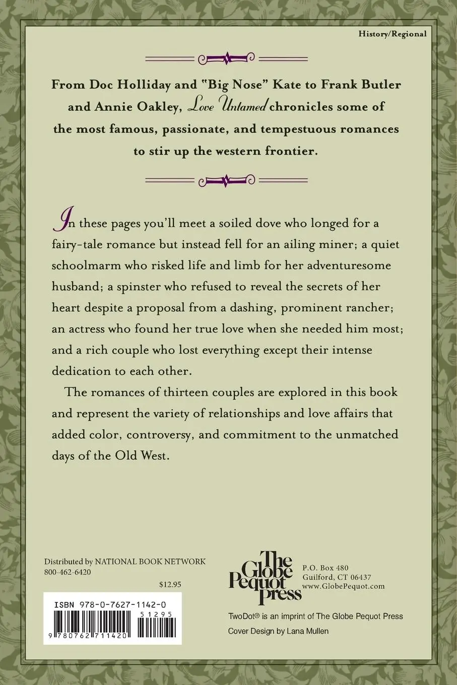 Rückseite: 9780762711420 | Love Untamed | Romances of the Old West | Joann Chartier (u. a.)