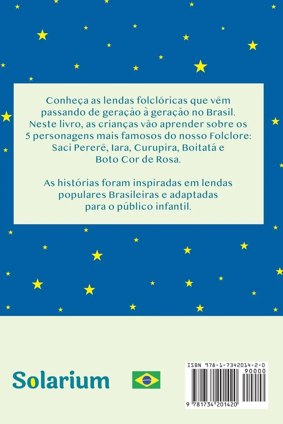 Rückseite: 9781734201420 | Folclore Brasileiro | Carla Jensen | Taschenbuch | Portugiesisch
