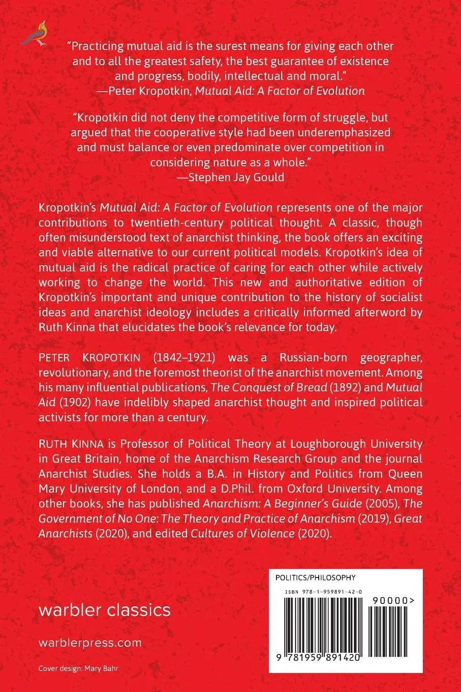 Rückseite: 9781959891420 | Mutual Aid (Warbler Classics Annotated Edition) | Peter Kropotkin