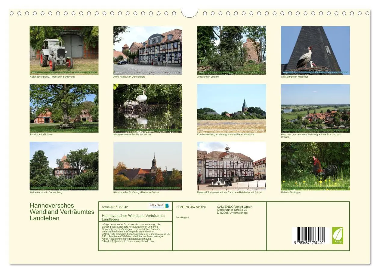 Bild: 9783457731420 | Hannoversches Wendland Verträumtes Landleben (Wandkalender 2026 DIN...