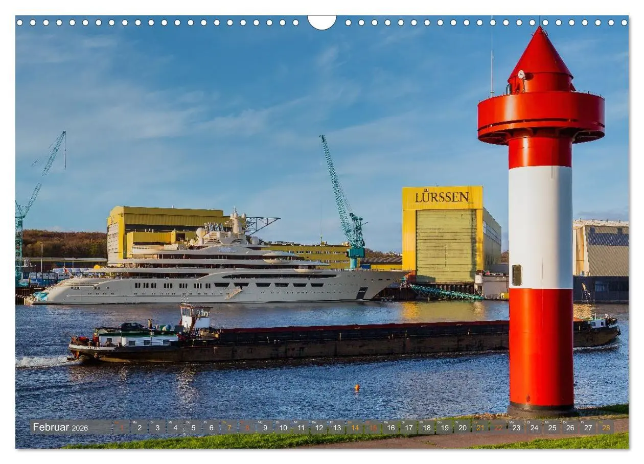 Bild: 9783457801420 | Bremens maritimer Norden: Vegesack (Wandkalender 2026 DIN A3 quer),...
