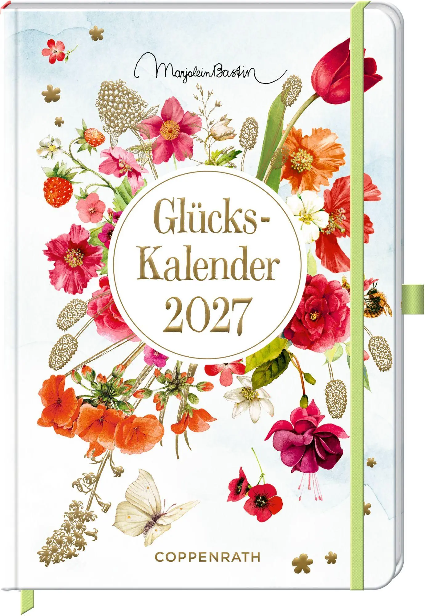 Cover: 4050003971520 | GlücksKalender 2027 - rot | Marjolein Bastin | Kalender | 112 S.