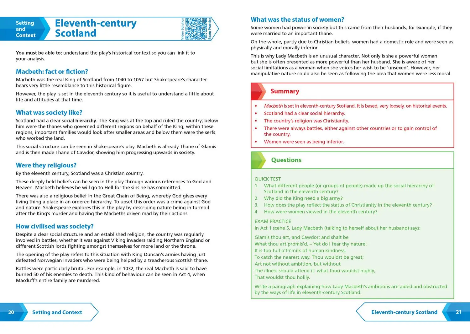 Bild: 9780008551520 | Macbeth: Aqa GCSE 9-1 English Literature Text Guide | Collins Gcse