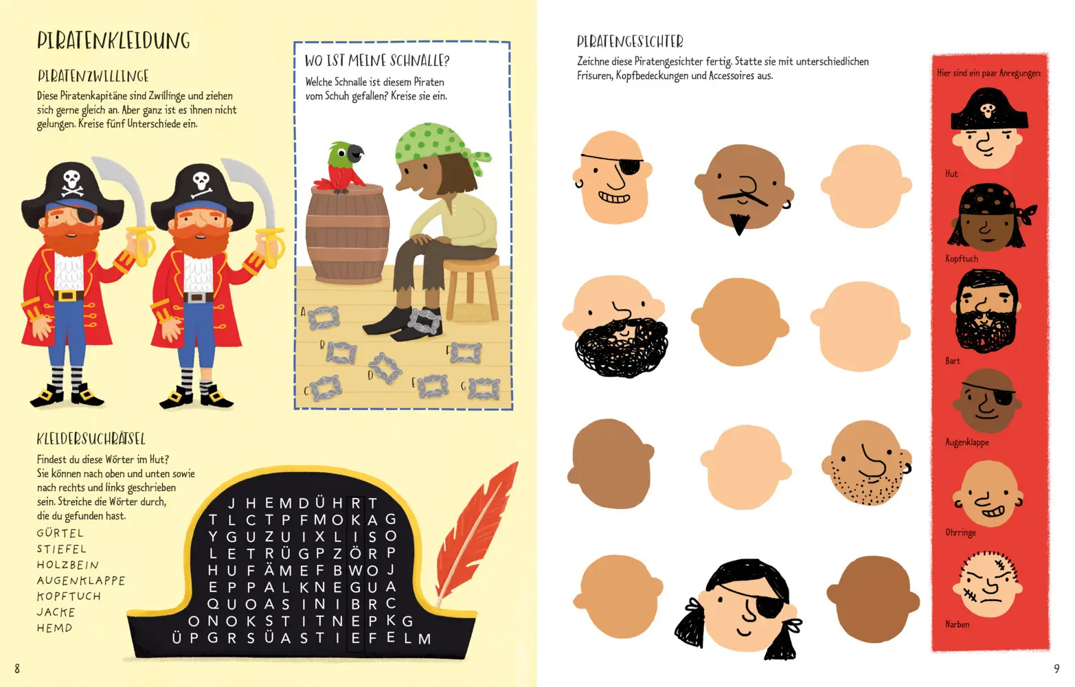 Bild: 9781035701520 | Piratenabenteuer - Rätseln, Malen, Mitmachen | Hore | Taschenbuch