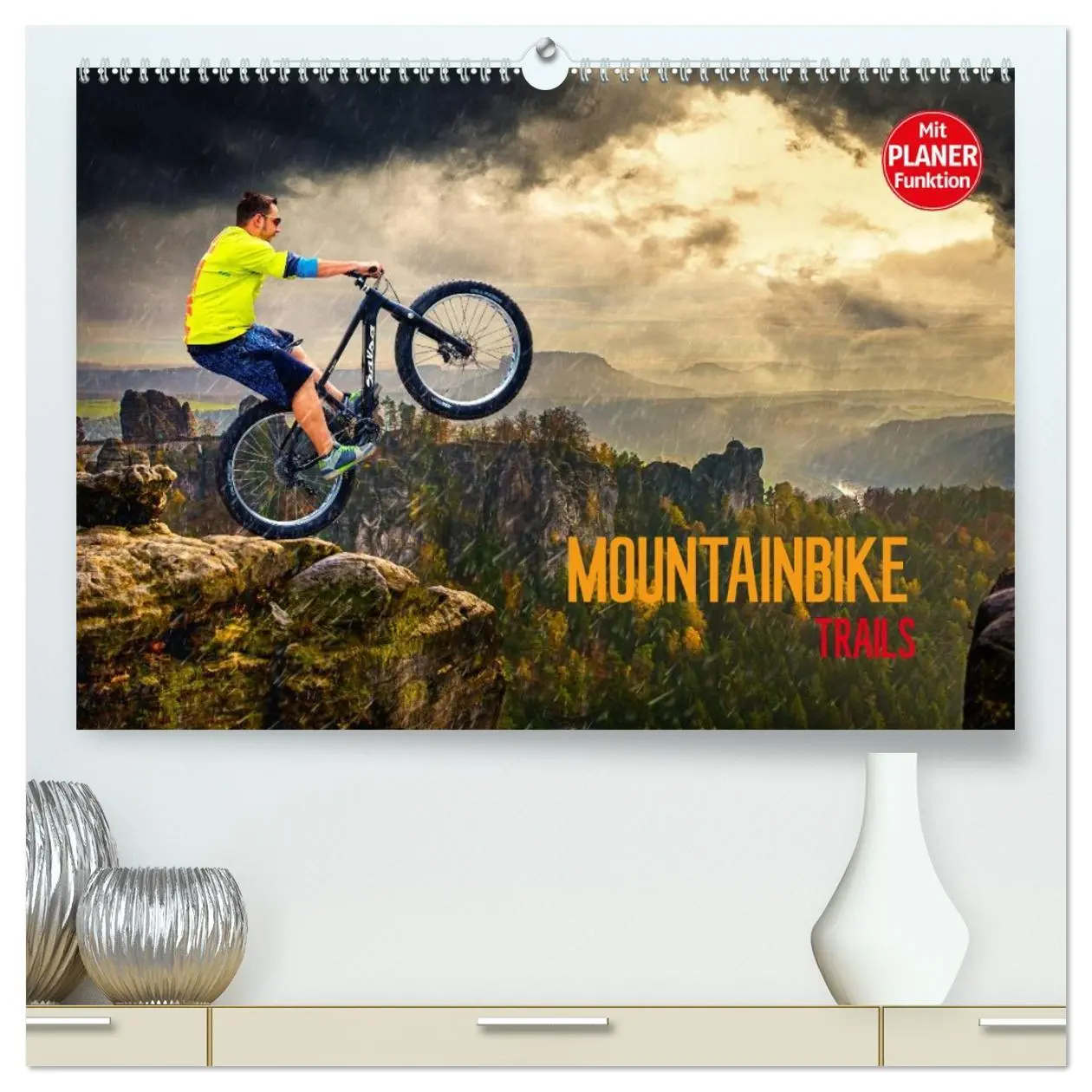 Cover: 9783457961520 | Mountainbike Trails (hochwertiger Premium Wandkalender 2026 DIN A2...