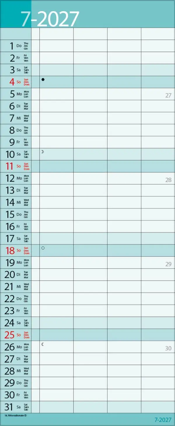Bild: 9783819301520 | Family Timer Lifestyle 2027 | Verlag Korsch | Kalender | 14 S. | 2027