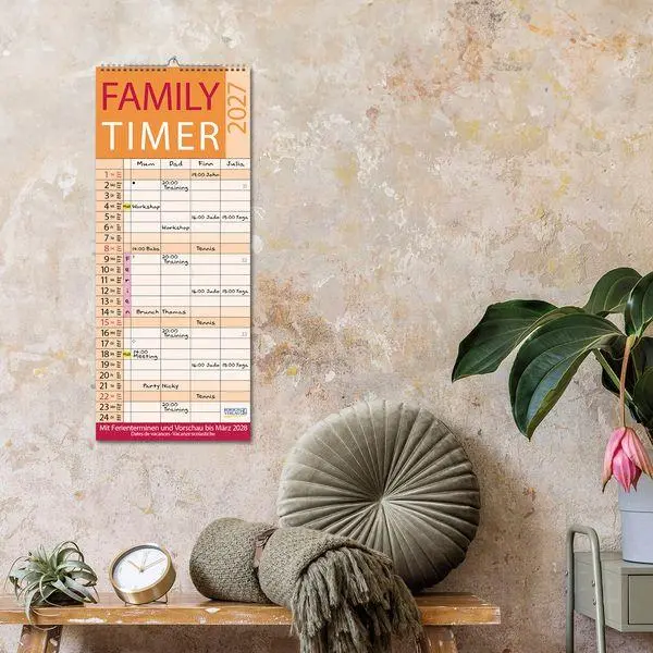 Bild: 9783819301520 | Family Timer Lifestyle 2027 | Verlag Korsch | Kalender | 14 S. | 2027