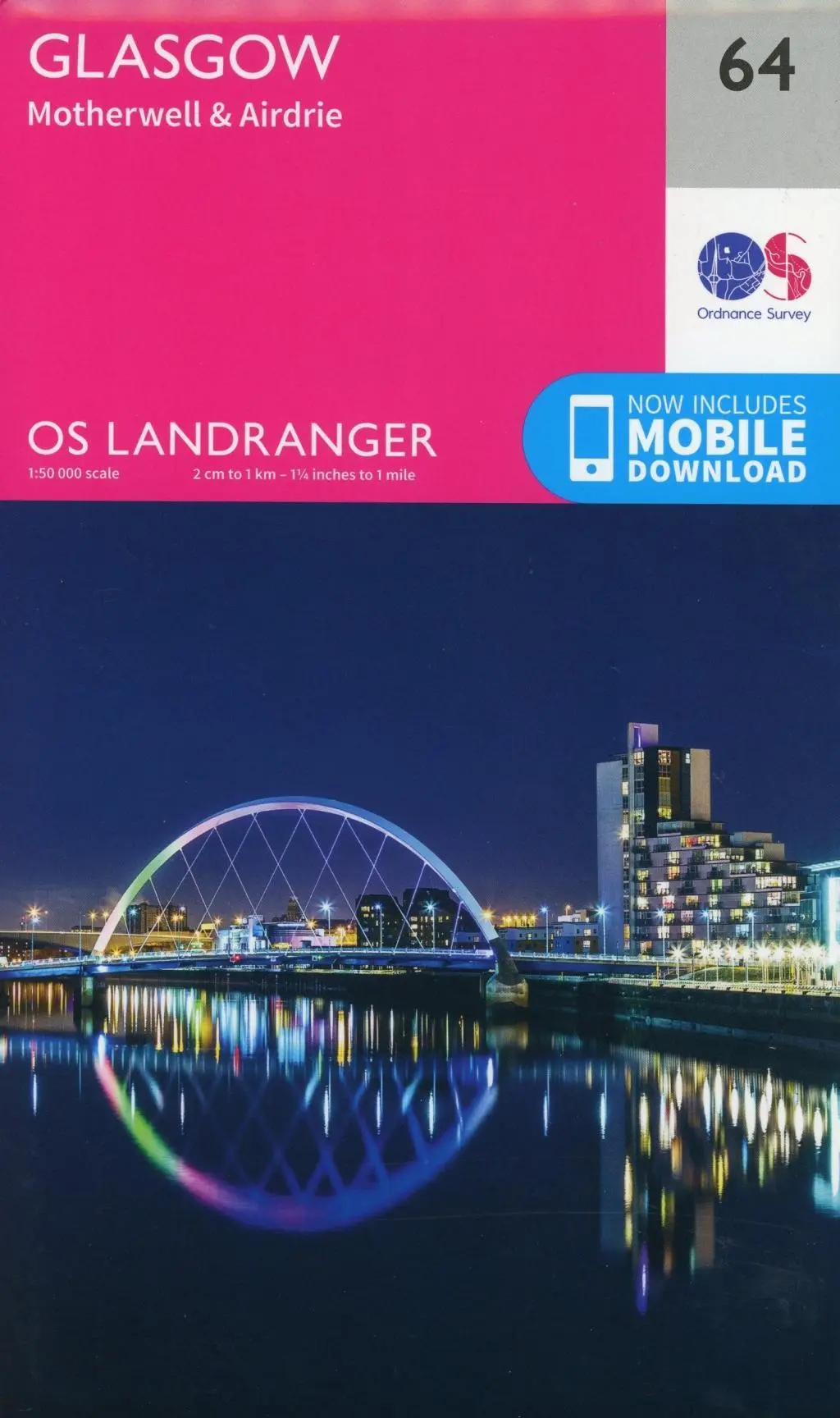 Cover: 9780319261620 | Glasgow, Motherwell &amp; Airdrie | Ordnance Survey | (Land-)Karte | 2016