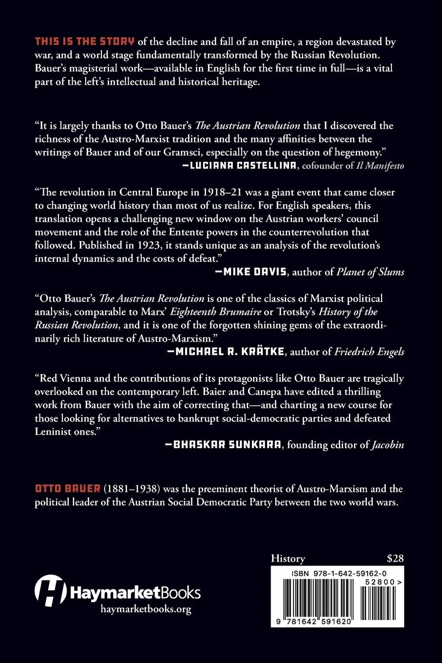 Rückseite: 9781642591620 | The Austrian Revolution | Otto Bauer | Taschenbuch | Englisch | 2021