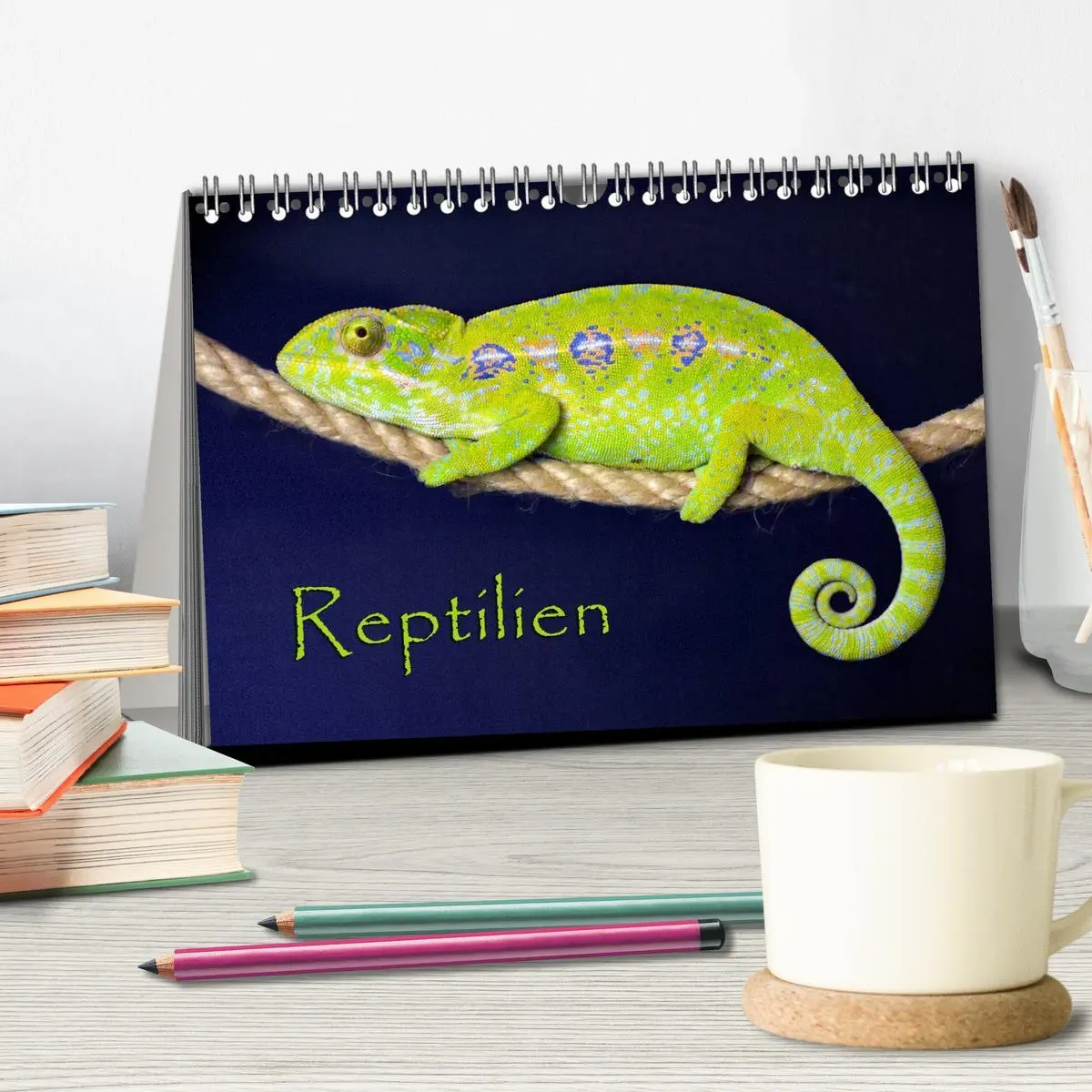 Bild: 9783516111620 | Reptilien (Tischkalender 2026 DIN A5 quer), CALVENDO Monatskalender