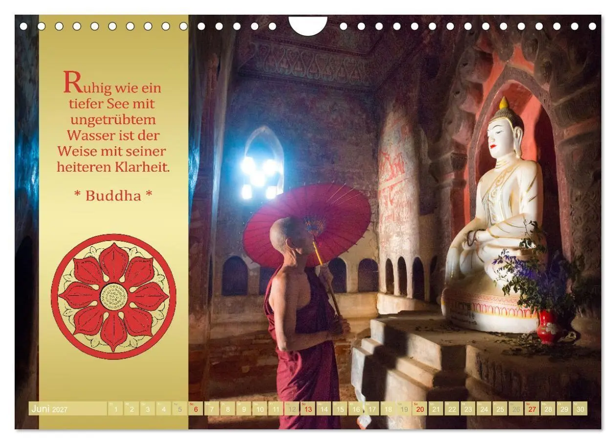 Bild: 9783569511620 | BUDDHAS WORTE - Buddhistische Weisheiten (Wandkalender 2027 DIN A4...