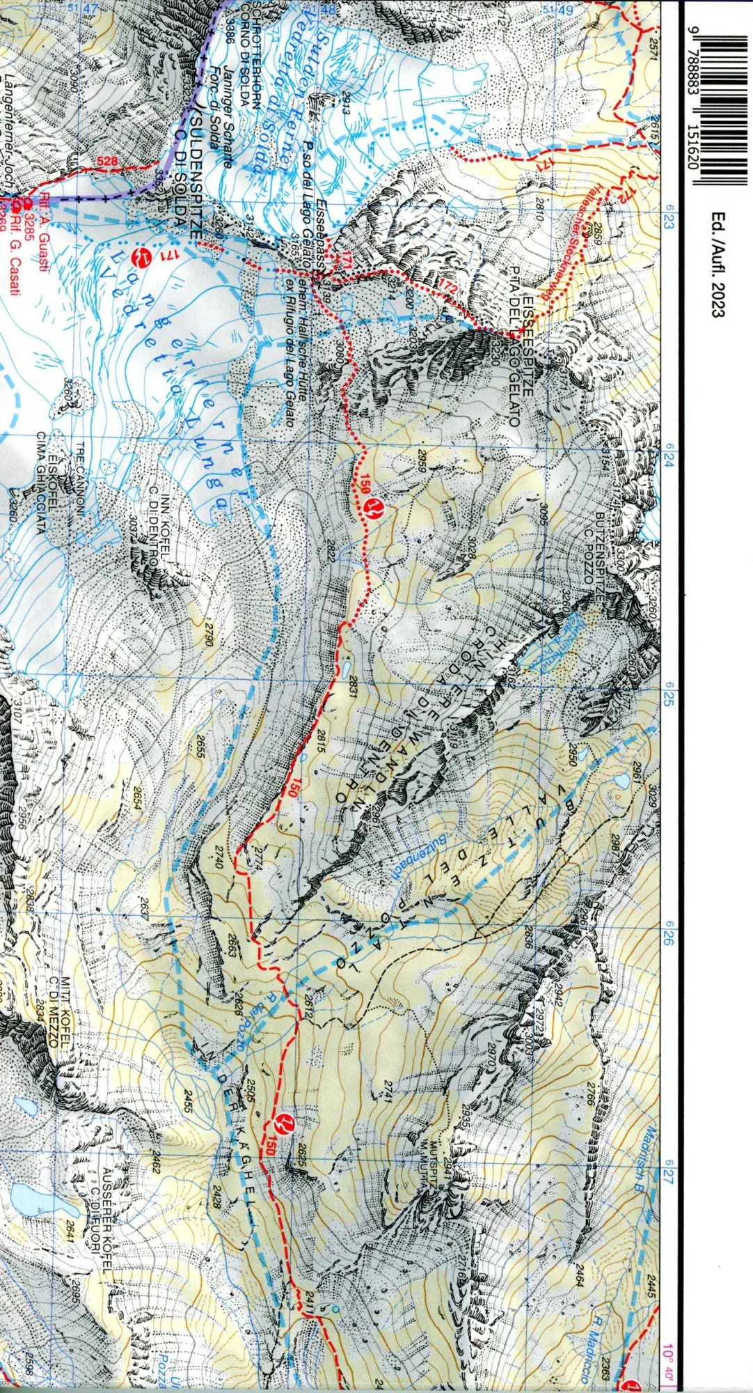 Bild: 9788883151620 | 48 Val di Peio - Val die Rabbi - Val di Sole | 1:25000 | (Land-)Karte