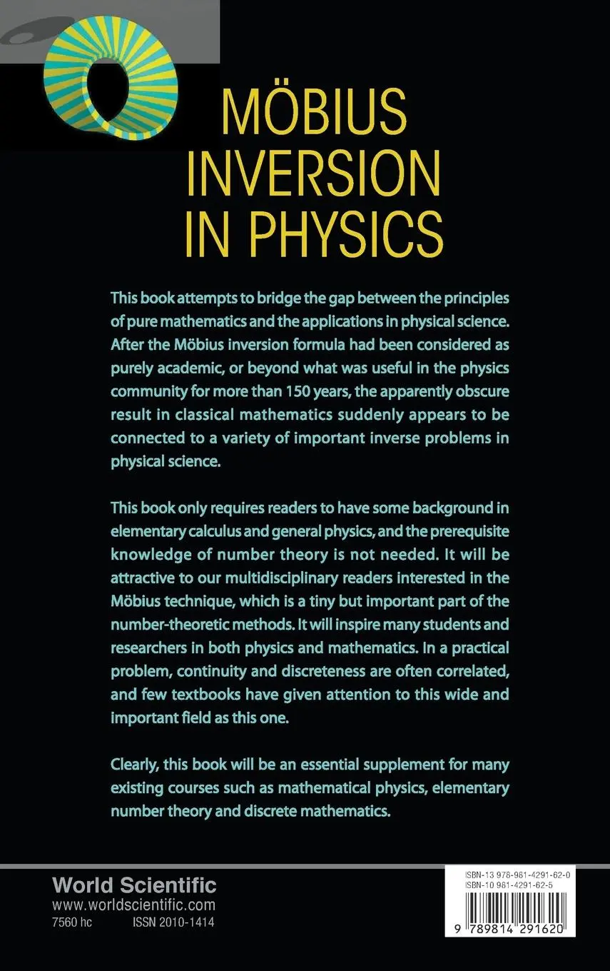 Rückseite: 9789814291620 | MOBIUS INVERSION IN PHYSICS (V1) | Chen Nanxian | Buch | Gebunden