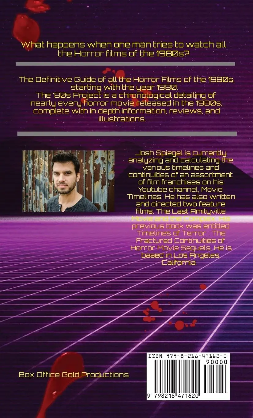 Rückseite: 9798218471620 | The 80s Project | The Horror of 1981 | Josh Spiegel | Buch | Englisch