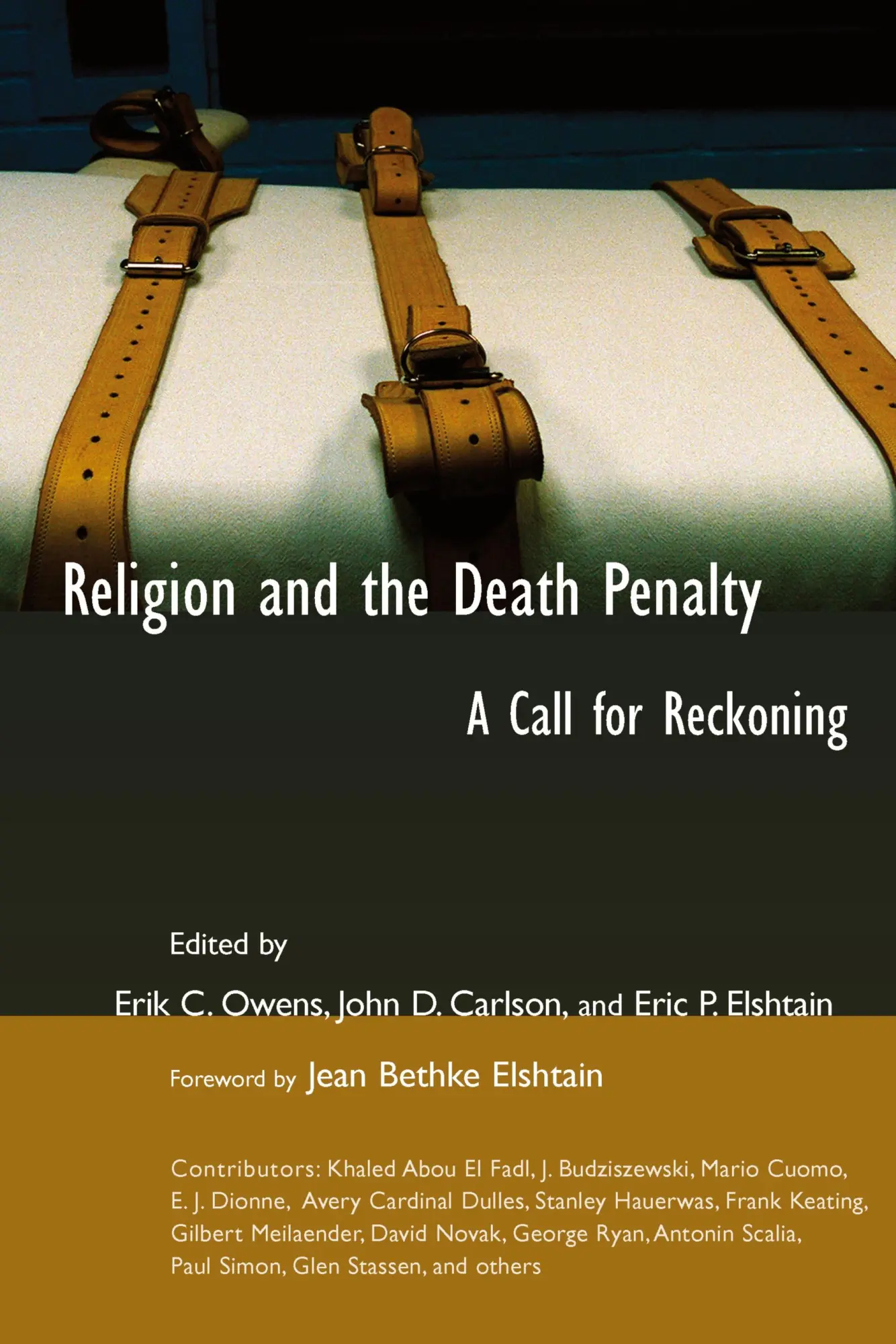 Cover: 9780802821720 | Religion and the Death Penalty | A Call for Reckoning | Owens (u. a.)