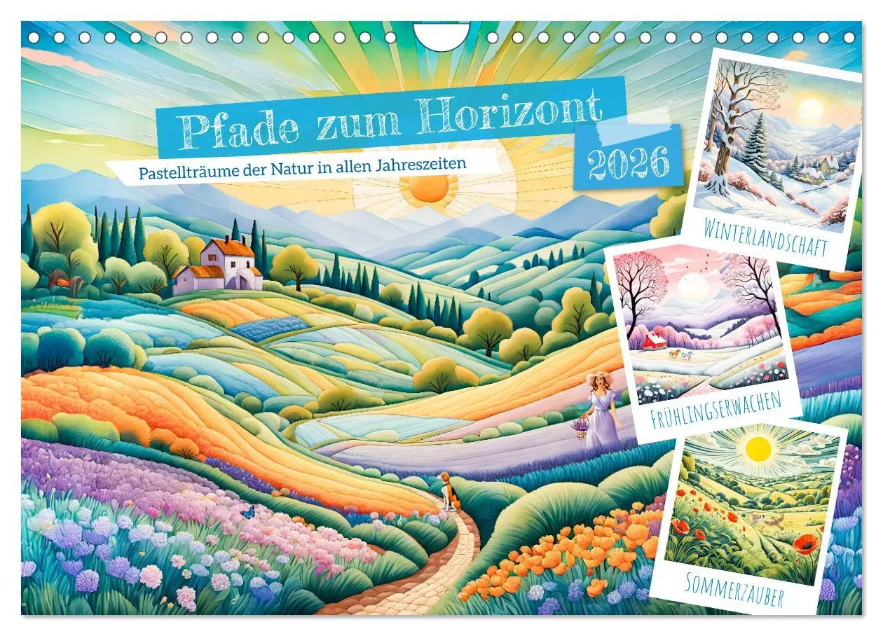 Cover: 9783457251720 | Pfade zum Horizont - Pastellträume der Natur in allen Jahreszeiten...