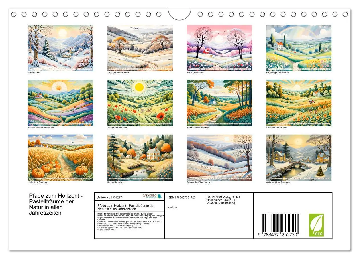 Bild: 9783457251720 | Pfade zum Horizont - Pastellträume der Natur in allen Jahreszeiten...