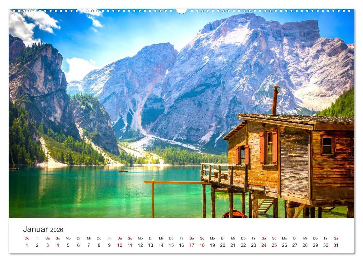 Bild: 9783457561720 | Dolomiten - Die wunderschönen Südalpen in Italien. (Wandkalender...