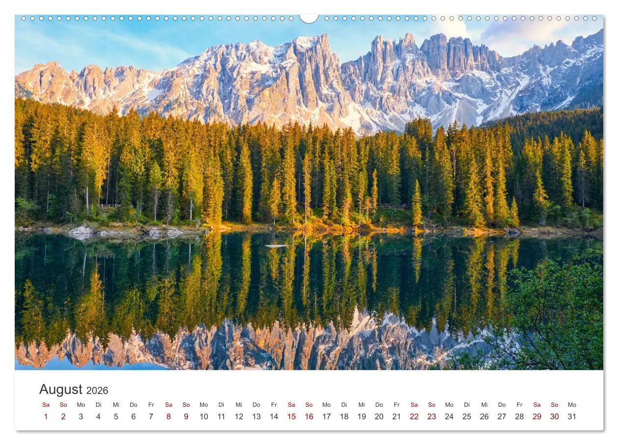 Bild: 9783457561720 | Dolomiten - Die wunderschönen Südalpen in Italien. (Wandkalender...