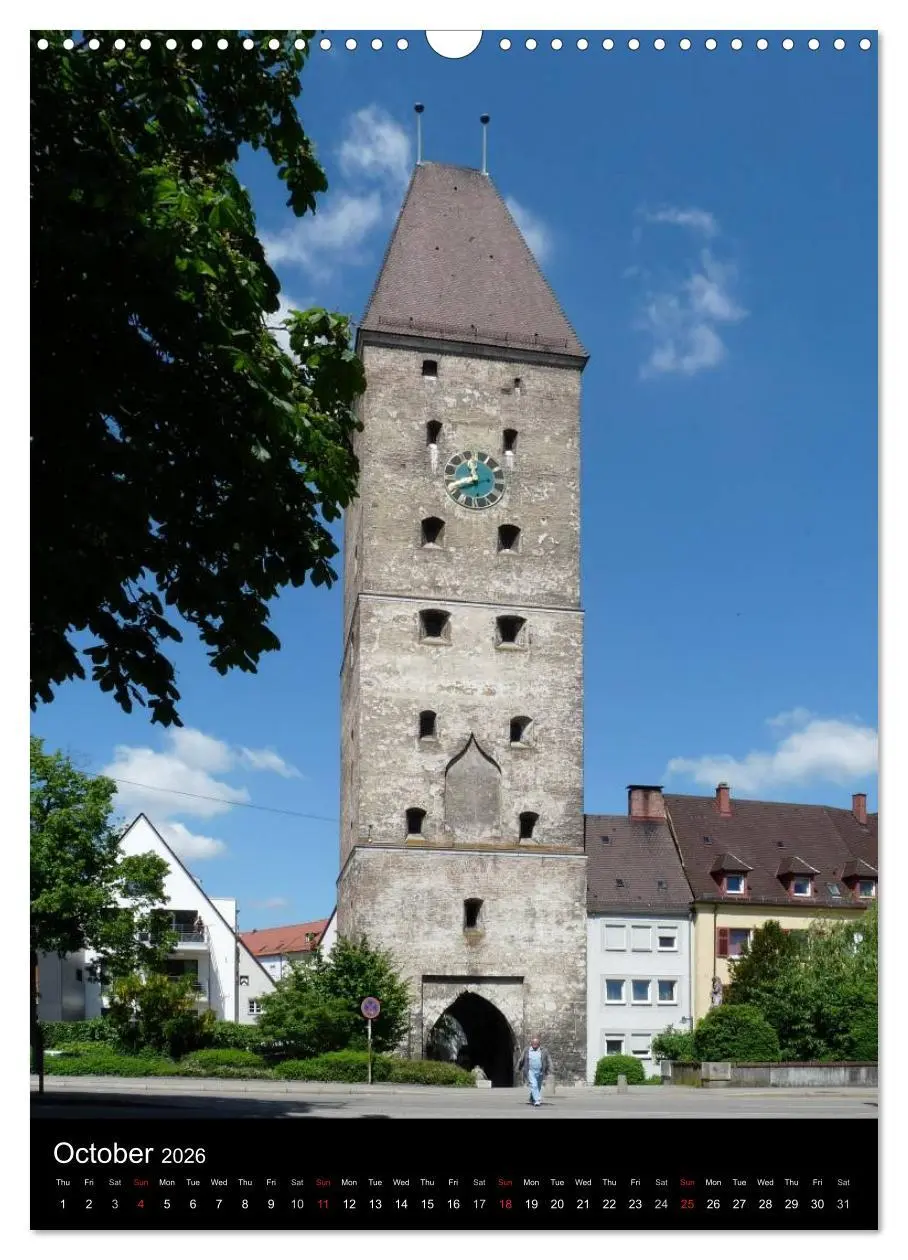 Bild: 9783516581720 | Ulm, City on the River Danube / UK-Version (Wall Calendar 2026 DIN...