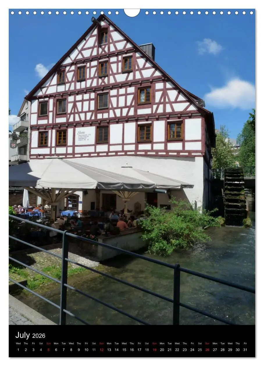 Bild: 9783516581720 | Ulm, City on the River Danube / UK-Version (Wall Calendar 2026 DIN...