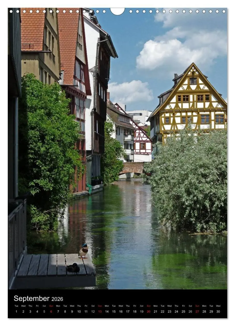 Bild: 9783516581720 | Ulm, City on the River Danube / UK-Version (Wall Calendar 2026 DIN...