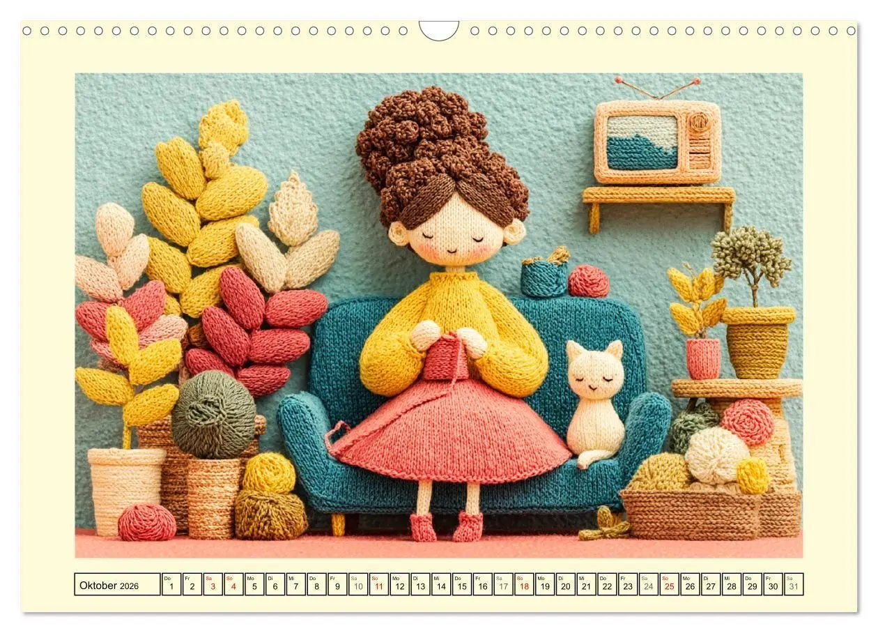 Bild: 9783516721720 | Wollige Maschenwelt. Gestrickte Harmonie für gemütliche Momente...