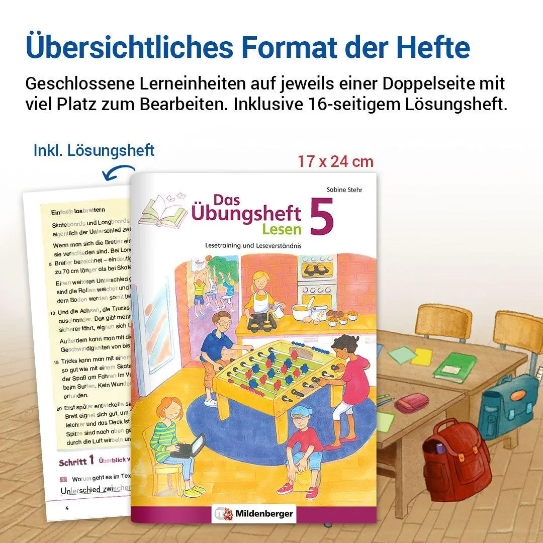 Bild: 9783619541720 | Das Übungsheft Lesen 5 | Sabine Stehr | Broschüre | 64 S. | Deutsch