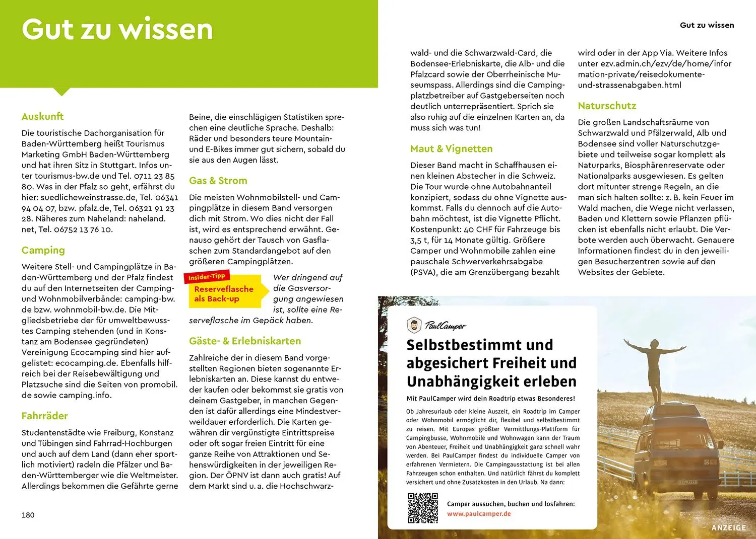 Bild: 9783829731720 | MARCO POLO Camper Guide Baden-Württemberg &amp; Pfalz | Florian Wachsmann