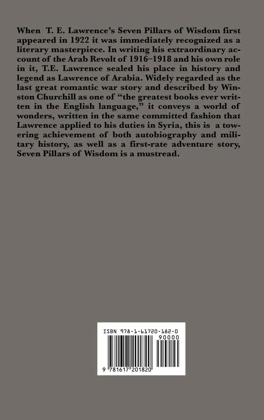 Rückseite: 9781617201820 | Seven Pillars of Wisdom | A Triumph | T. E. Lawrence | Buch | Englisch