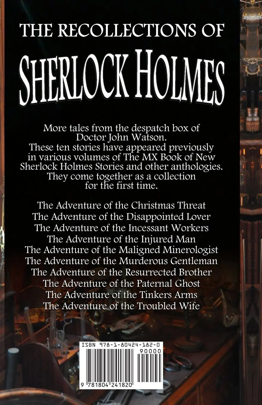 Rückseite: 9781804241820 | The Recollections of Sherlock Holmes | Arthur Hall | Taschenbuch