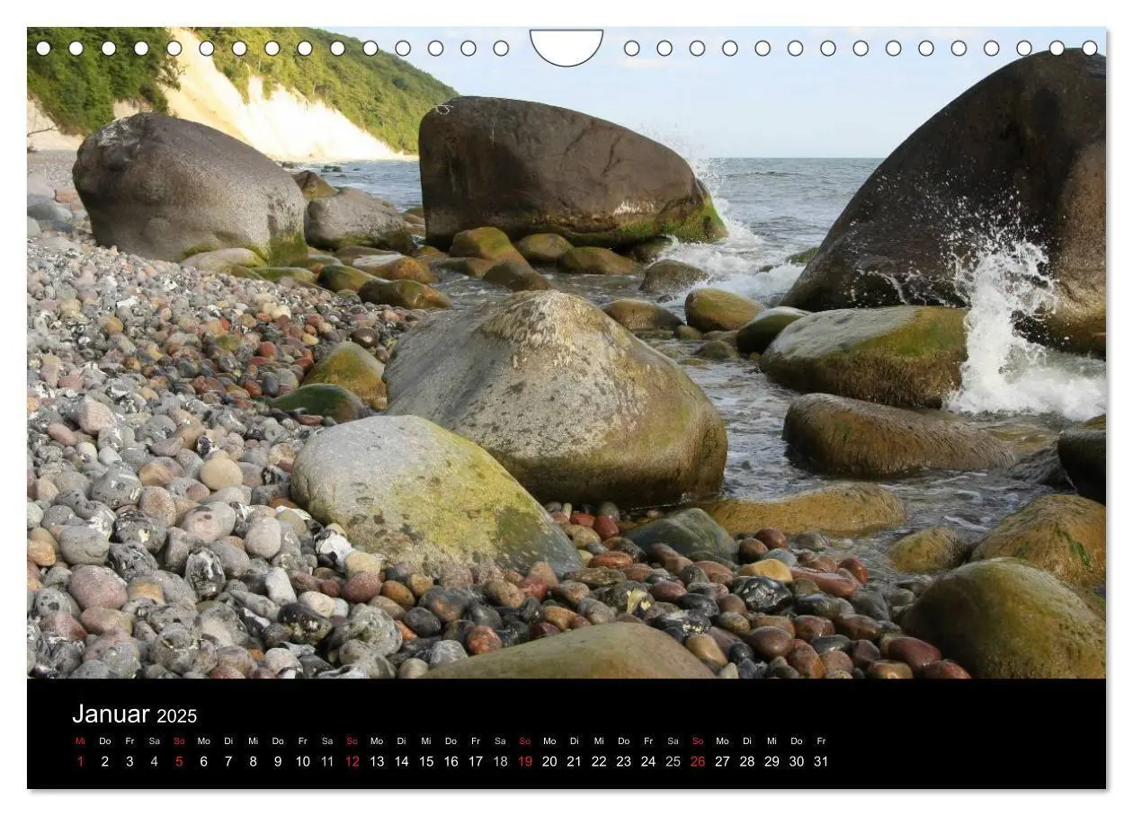 Bild: 9783435841820 | Rügen (Wandkalender 2025 DIN A4 quer), CALVENDO Monatskalender | 2025