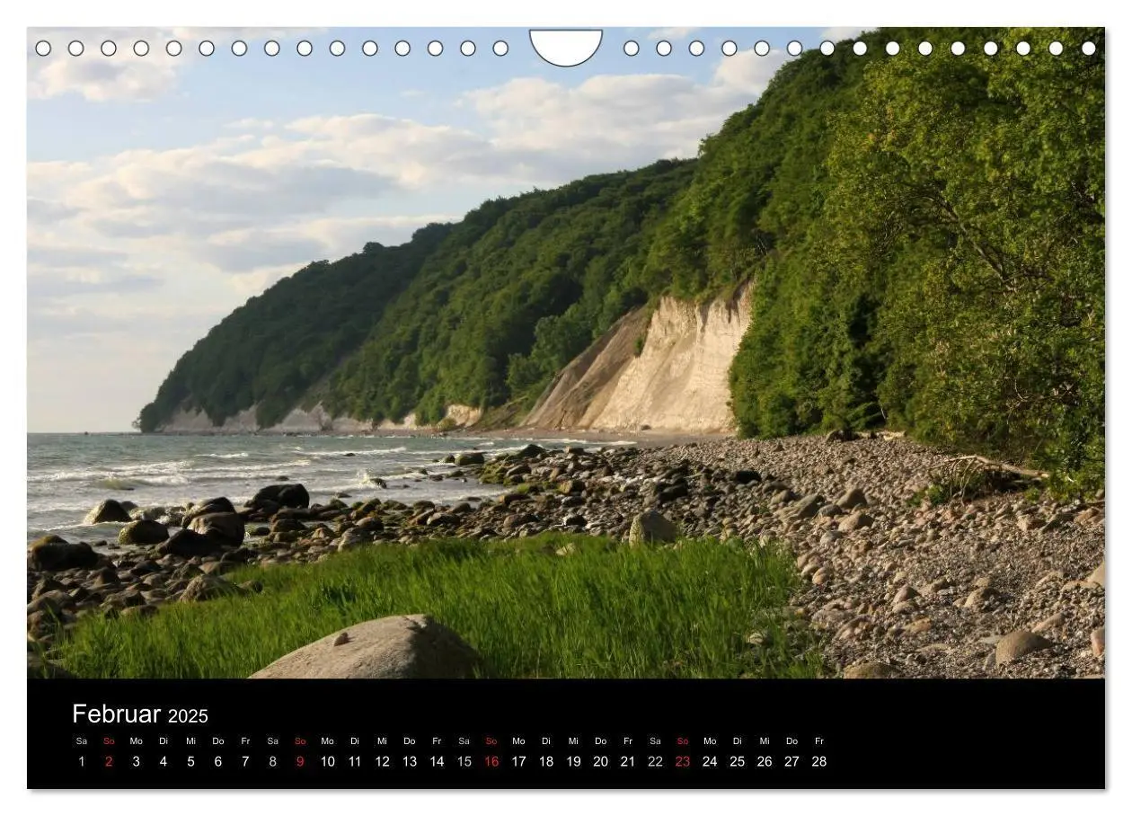 Bild: 9783435841820 | Rügen (Wandkalender 2025 DIN A4 quer), CALVENDO Monatskalender | 2025