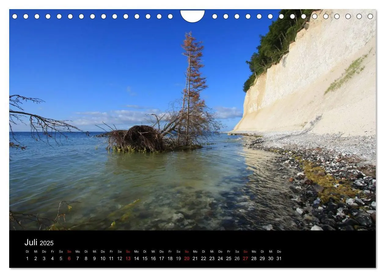 Bild: 9783435841820 | Rügen (Wandkalender 2025 DIN A4 quer), CALVENDO Monatskalender | 2025