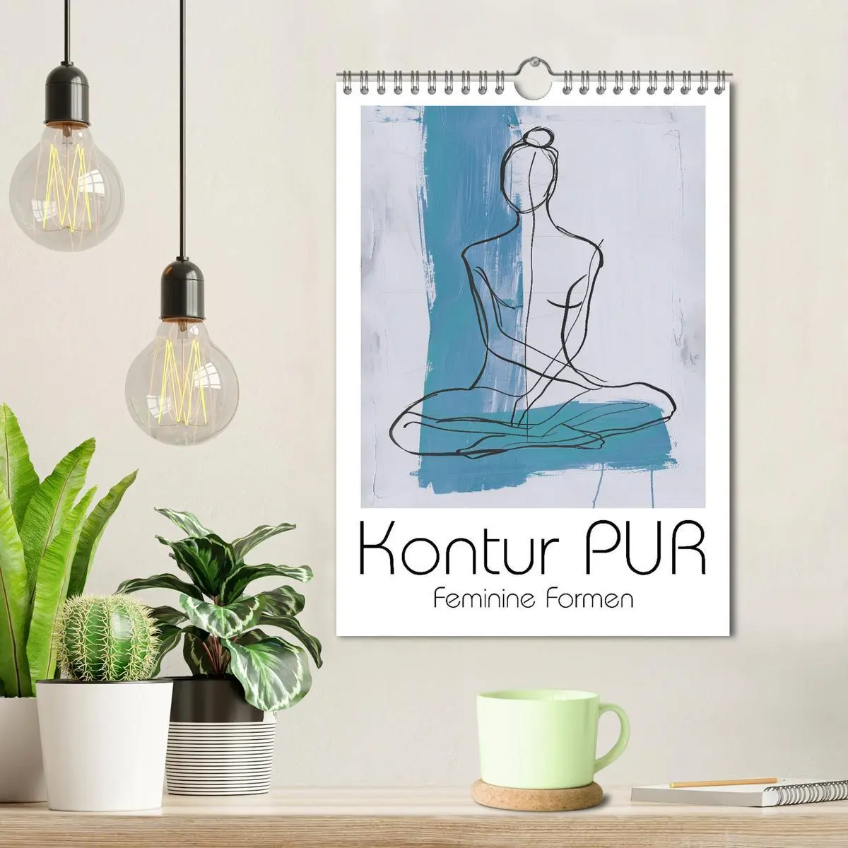 Bild: 9783516261820 | Kontur PUR - Feminine Formen (Wandkalender 2026 DIN A4 hoch),...