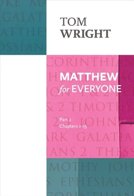 Cover: 9780281071920 | Matthew for Everyone: Part 1 | chapters 1-15 | Tom Wright | Buch