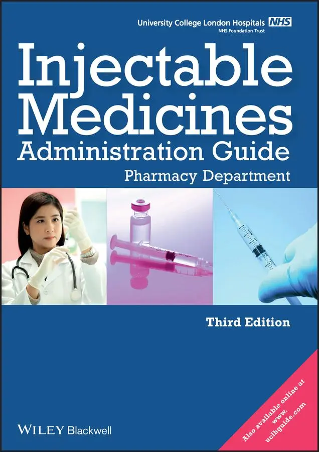Cover: 9781405191920 | UCL Hospitals Injectable Medicines Administration Guide | Hospitals